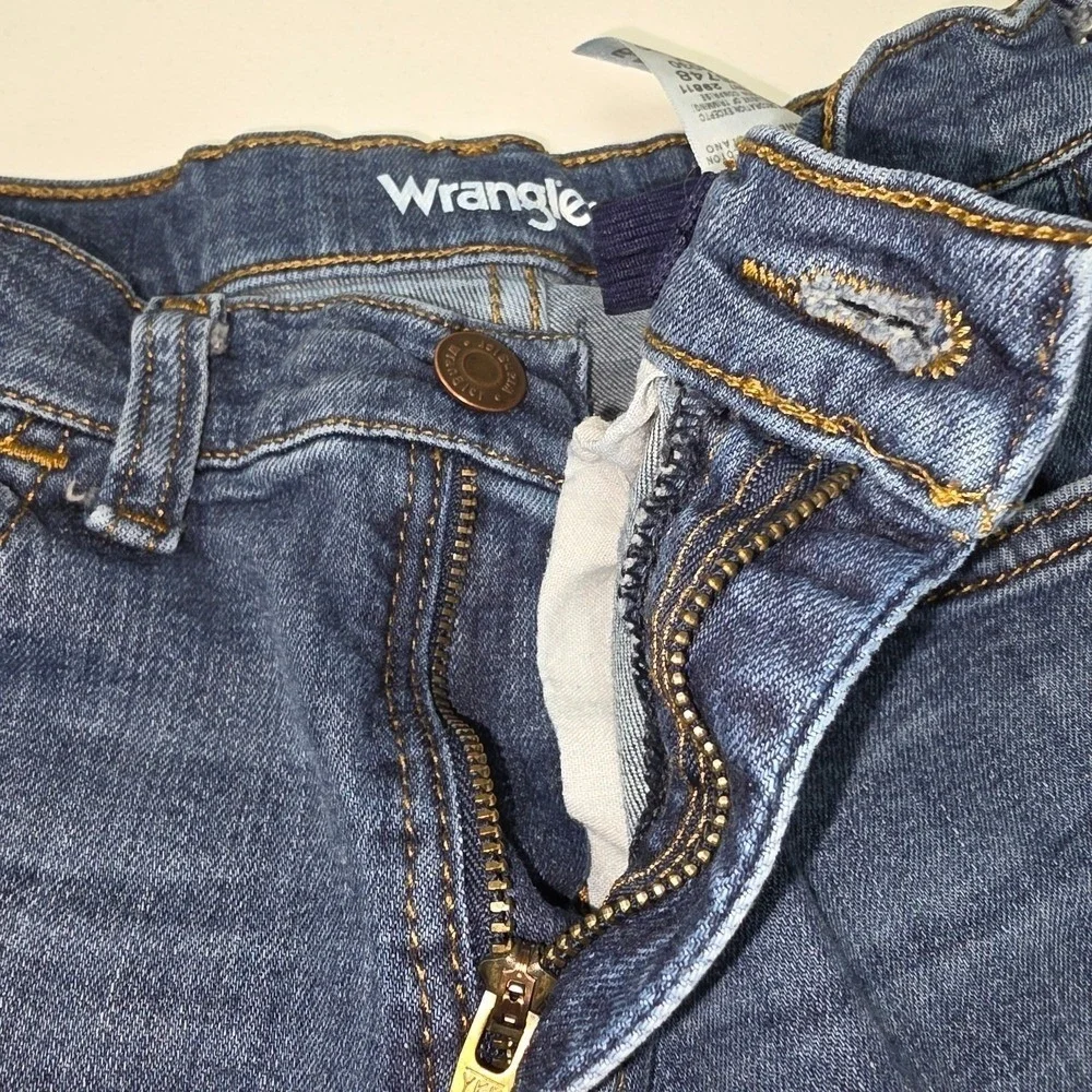 Wrangler Kids Jeans Size‎ 10 Slim Classic Straight Adjustable Waist 5 Pocket
